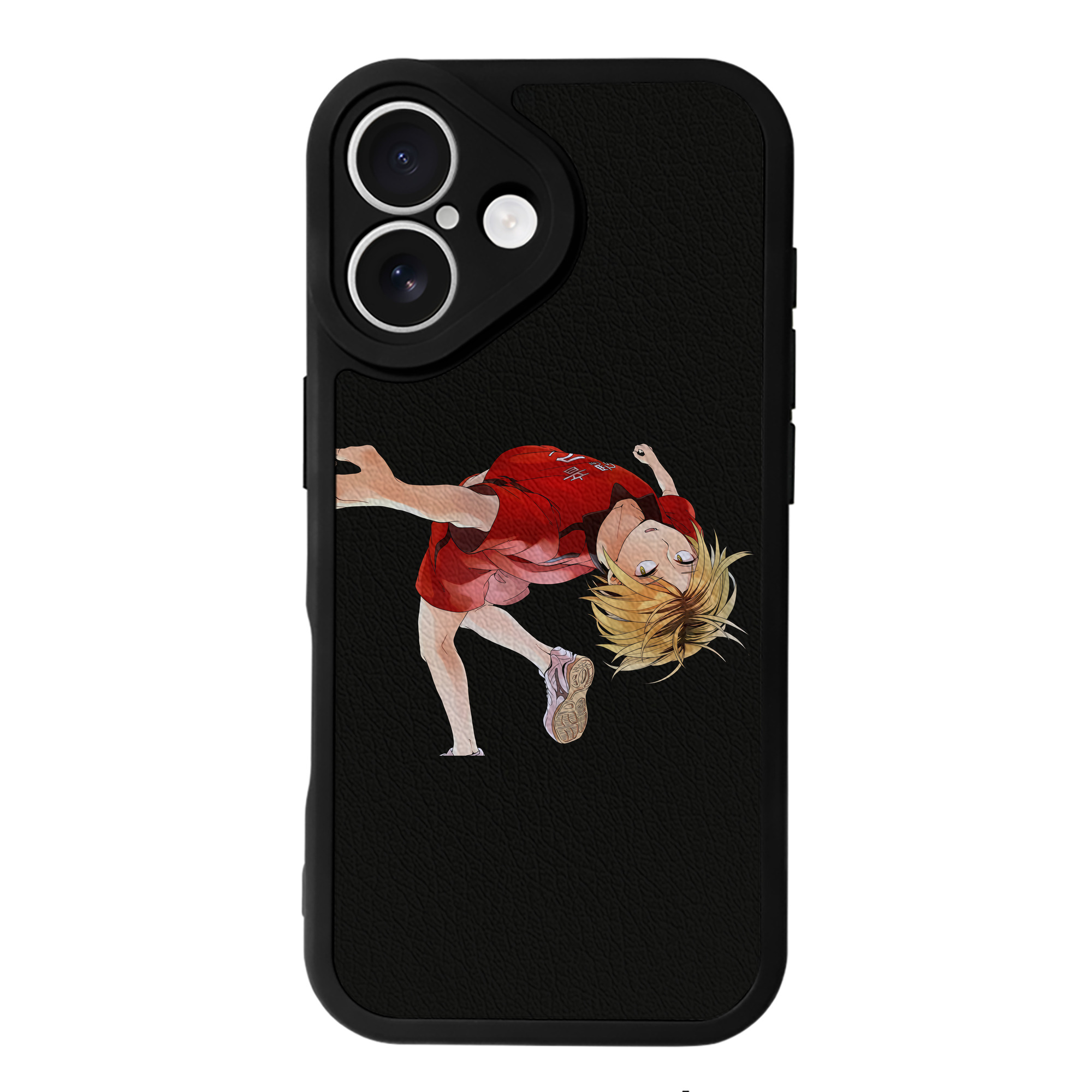 （画像用） ハイキュー!! Haikyu!! 【iPhone 16シリーズ対応】シリコンスマホケース（レザー調） 材質：シリコン